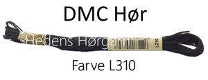 DMC hør farve 310 sort 1 stk tilbage